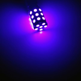 PA LED 2PCS 30SMD 1156 Ba15s Purple Auto Bulb 12V for Turn Signal, Side Marker, Stop, Back Up, Tail Light (1073 1003 1093 1129 1141 1159 1259 1459 1619 1651 1680 3496 5007 5008 7506 7527 Available)