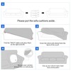 MAXIJIN 3 Piece Stretch Couch Covers for 2 Cushion Couch