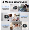 Anweller Smart Door Knob with Lock, Fingerprint Code Keypad Keyless