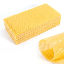 30 Honeycomb Sheets Bee Wax Foundation Beehive Frames For Beekeeping Brood Box