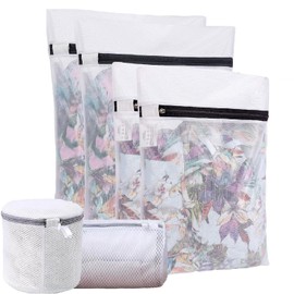 Podero, Bolsas de Lavandería, Lavado de ropa bolsas, Bolsas para la colada, bolsas de malla de lavandería para delicados, bolsas de lavado de ropa para blusa, 6 unidades, Bolsas de almacenamiento