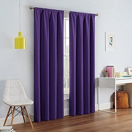 Eclipse Kendall Blackout - Panel de Cortina Termal, Púrpura, 107 cm x 213 cm (42 in x 84 in)