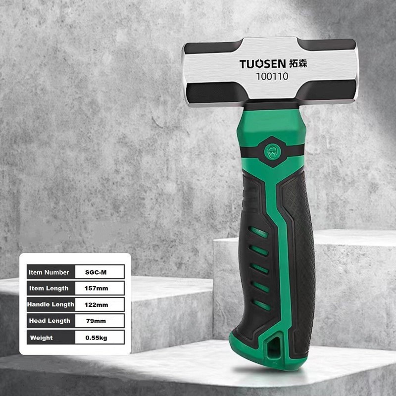 BSTEPRON 1lb Sledge Hammer, Mini Strike Drilling Hammer Sledgehammer with