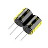 JCCON 5-Pack 500V 47uF Premium Quality Low ESR Electrolytic Capacitors