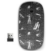 KAWAMOUSE 2.4G Ergonomic Portable USB Wireless Mouse for PC, Laptop,