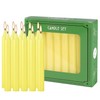 20pcs 4-inch Taper Candles Smokeless Long Burning Candles for Daily,
