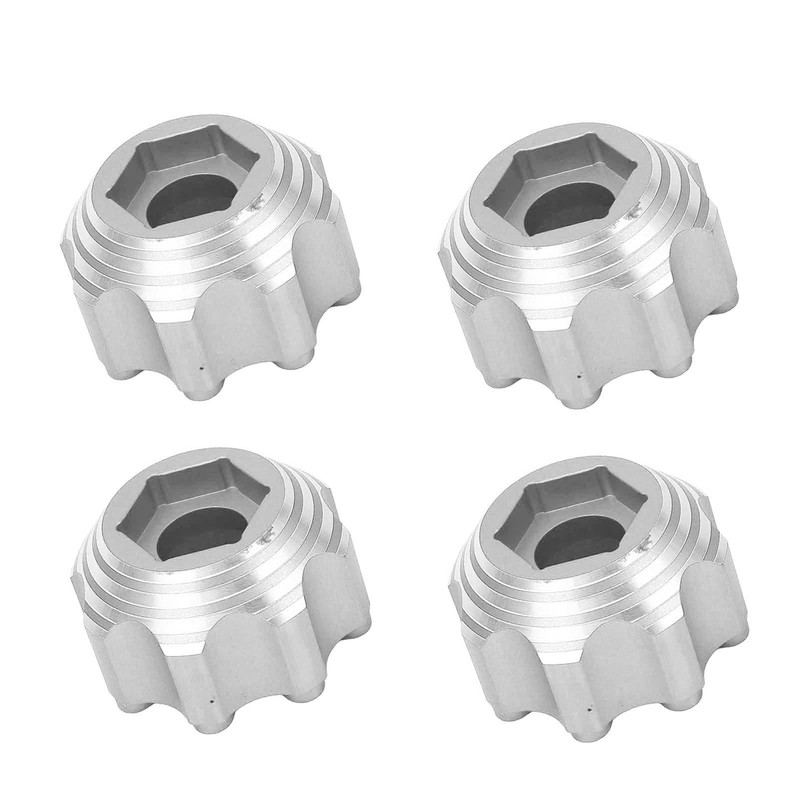 4pcs 8x32 to 17mm Hex Adapters for 8x32 3.8in Wheels