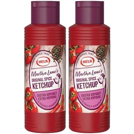 Hela Martha Extra Spicy Sauce 300ml - Pack of 2: Fiery Condiment for Intense Flavour and Culinary Excitement