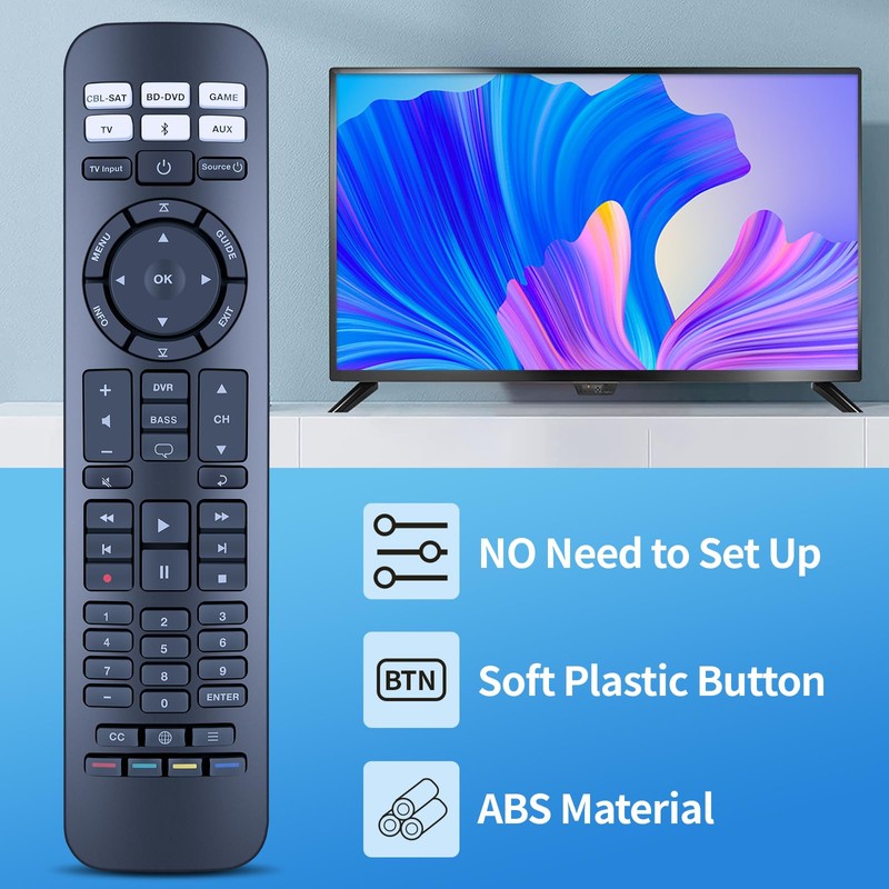 PZL New Replacement Remote Control for Bose Solo 5 TV