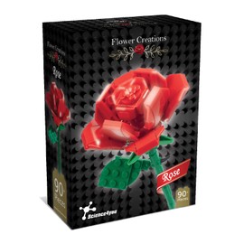 Science4you Kit di Costruzione di Fiori di Rosa – Costruisci il tuo Giardino Botanico, Costruire Rosa e Fiori Artificiali con la tua Famiglia, Regalo di Costruzione per Adulti e Bambini
