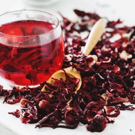 Zyanna Hibiscus Tea - Premium Dried Hibiscus Flower Petals (3.5oz-100g-50 Cups) Traditional Caffeine Free Tea, 100% Natural Ingredients-Refreshing Tart Flavor, Brew Hot or Iced Tea