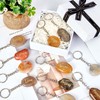 Taiyin 40 Pieces Inspirational Quote Keychains Gifts Motivational Stones Keychains