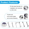 Yinpecly 150PCS M3 Locknuts M3x0.5mm Nylon Insert Hex Lock Nuts