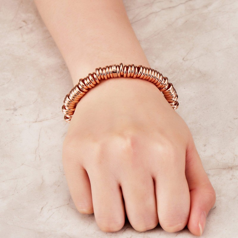 Philip Jones Rose Gold Plated Sweetie Stretch Bracelet