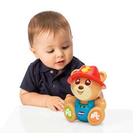 Chicco - ABC Teddy Friend with Lights and Sounds, Funny Blanket for Animals, Multicoloured (ARTSANA Spain 0001074400040)