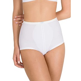 Playtex Womens I Can't Believe It's Girdle Brief Shapewear, White, 16 UK