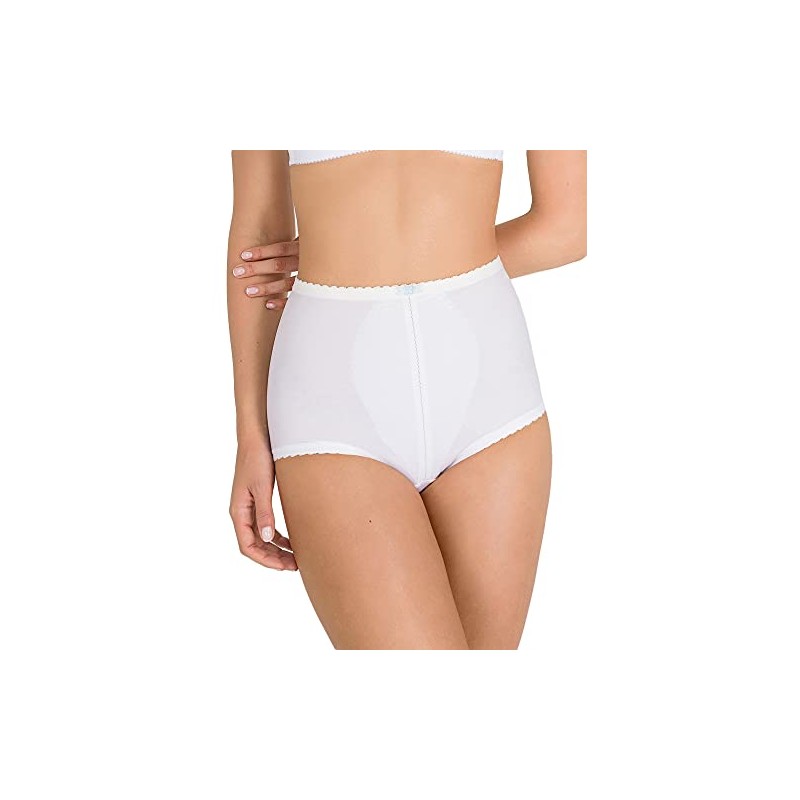 Playtex Womens I Can't Believe It's Girdle Brief Shapewear, White,