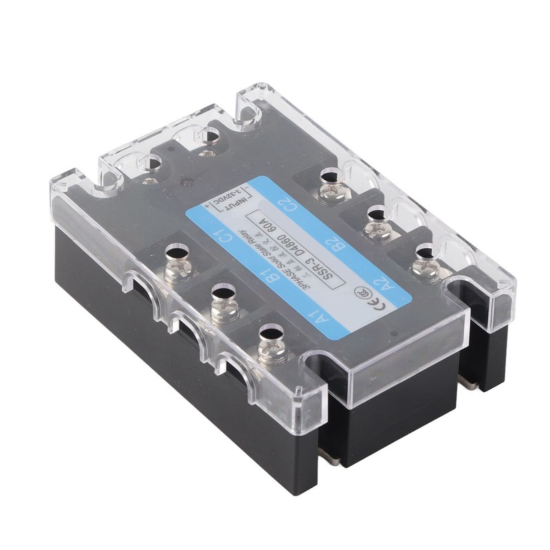 3 Phase Solid State Relay SSR-3 D4860 60A DC‑AC 480V