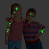 PARTYWIND Partywind 380 Styles (30 Sheets) Luminous Tattoos for Kids,