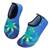 SAGUARO Children's Bathing Shoes Lightweight Soft Non-Slip Slippers, blue, 28