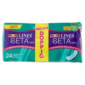 Lines Silk Assortment Ultra Anatomical Pack of 24