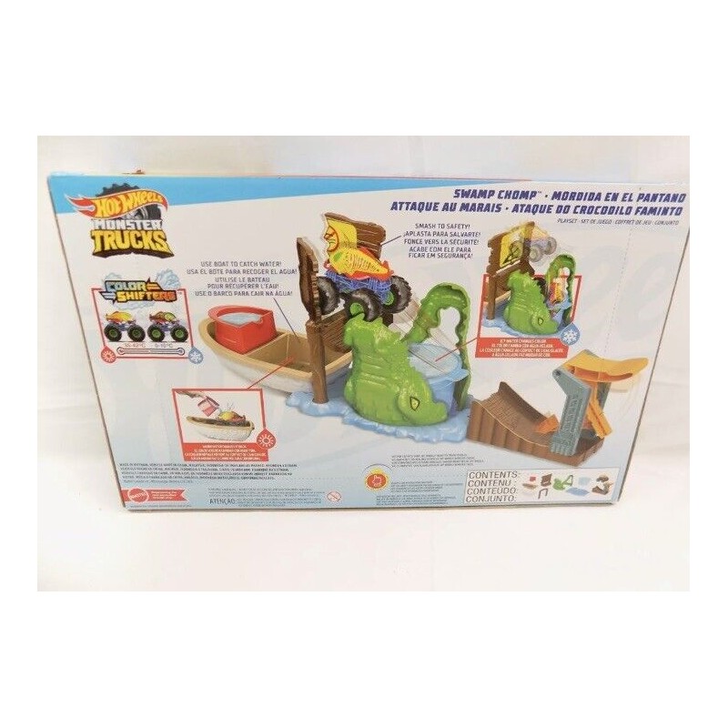 Hot Wheels Monster Trucks Color Shifters Swamp Chomp