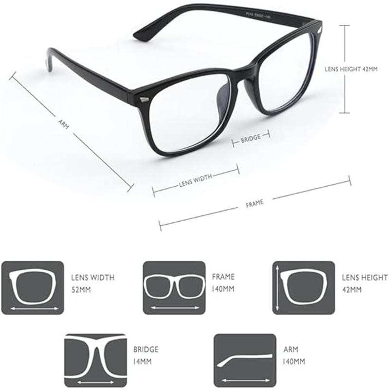 High Tech Blue Light Glasses - Advanced 99% Blue Light