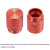 sourcing map 2 Pcs Aluminium Potentiometer Knobs, 1/4"(6mm) IDx1/2"(12.5mm) ODx5/8"(16mm)