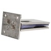 90 Degree Bathroom Door Clip Stainless Steel DoubleSided Shower Glass