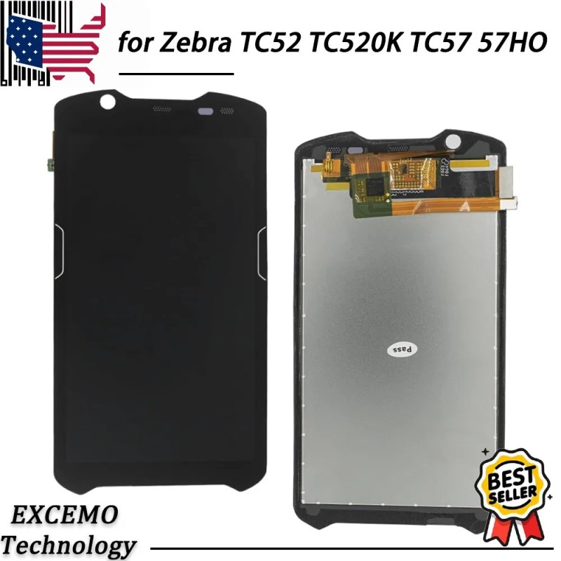 US Stock TC52 LCD Screen with Touch Digitizer for Zebra