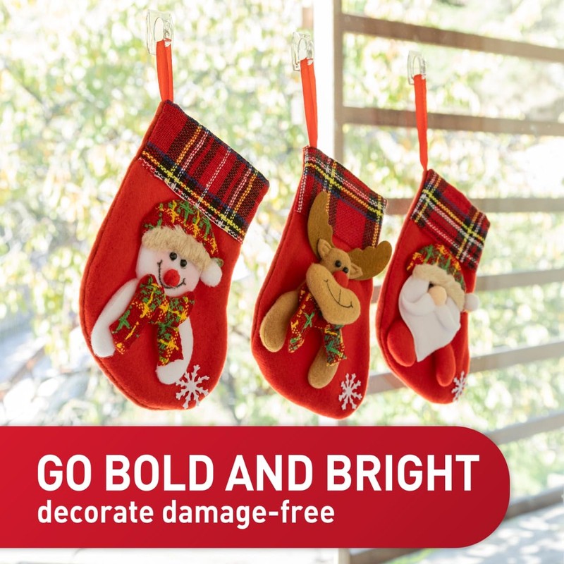 Command Mini Light Clips, Damage-Free Hanging Light Clips with Adhesive