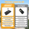 Vipuikos Pack of 150 WPC Clips 6 mm Hidden Attachment