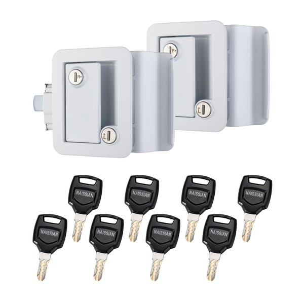 Naissian RV Camper Door Lock Latch Deadbolt Lock Entry Side