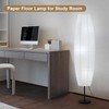 Fivemengo Paper Lamp Floor Lamp White Paper Lantern 3-Lights Bulbs