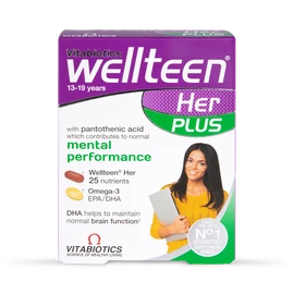 Vitabiotics Wellteen Her Plus 56 Tablets