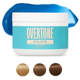 oVertone Acondicionador Depósito de Color para El Cabello - 8Oz Color Semi Permanente para El Cabello Con Manteca de Karité y Aceite de Coco - Tinte Temporal para El Cabello - Vegano, Libre de Cruelda