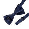 cravateSlim Boys Plain Bow Tie - Kids Groomsmen Wedding Christening