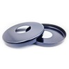 2 x 26mm G3/4 Black Tap Shower Pipe Cover High