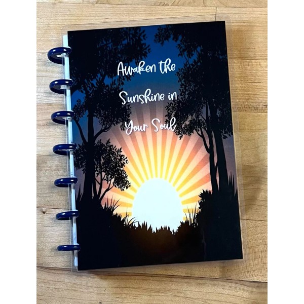 Handmade "Awaken the Sunshine in Soul Front/Back Cover Set 4