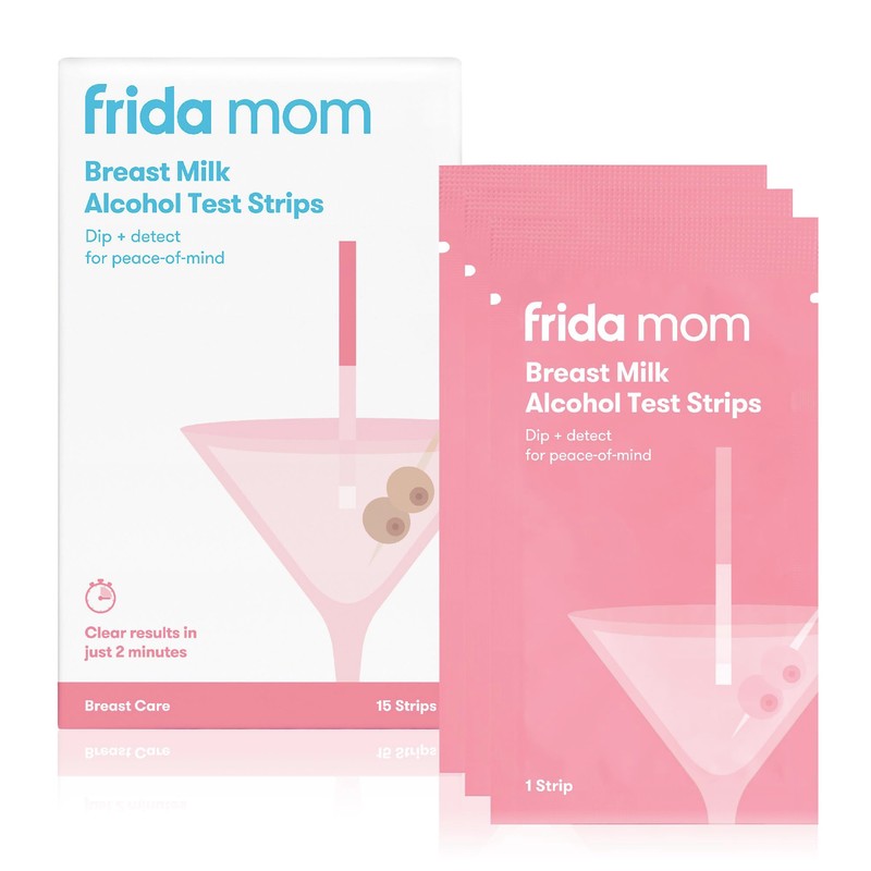 Frida Mom Frida Mom Alcohol Test Strips for Breastmilk, Detects