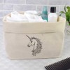 Large 'Enchanted Unicorn' Canvas Organiser/Storage Bag (OR00033012)