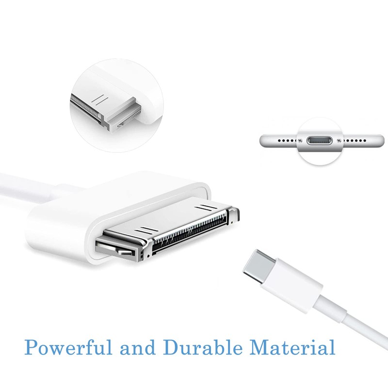 USB-C to 30 Pin Cable, 3ft Type-C to 30 Pin