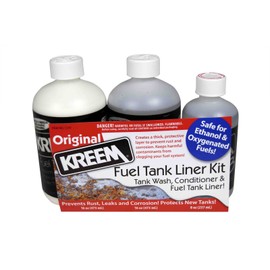 Kreem 3-Part Combo Pack Fuel Tank Liner Kit for 2.5 Gallon Tank (Made in the USA)