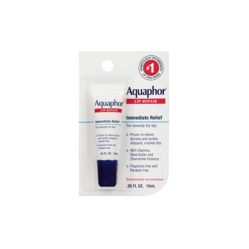 Aquaphor Reparación de labios, 0.35 onzas líquidas, paquete de 6