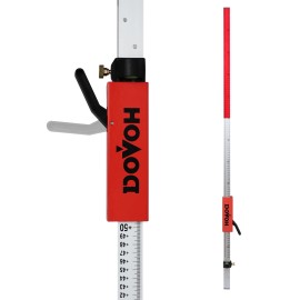 DoVoh Grade Rod Aluminum Alloy 2m Laser Level Height Measuring Instrument for Construction SiteType: US