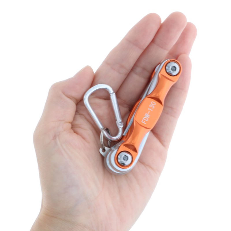 Takagi FDW-130 M&M Folding Wrench Ball Point Millimeter Set of