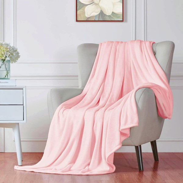 Walensee Fleece Blanket Plush Throw Fuzzy Lightweight (Twin Size 60x80