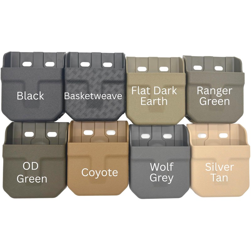 Zero9 Holsters Model 4001 Handcuff Case/Standard Silver Tan Molle Lok