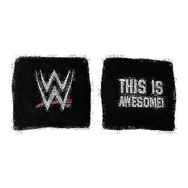 WWE This Is Awesome 2 piece Black Wristbands Set