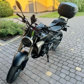 XX eCommerce Windscreen Windshield Shield Screen Visor Parabrisa with Bracket Motorcycle Accessories Compatible with H-onda CB125R CB300R CB250R 2018 2019 2020 2021 (Light smoke)